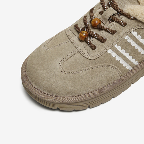 TATA/他她2025冬商场同款时尚百搭女毛毛鞋新款CUD01DM5