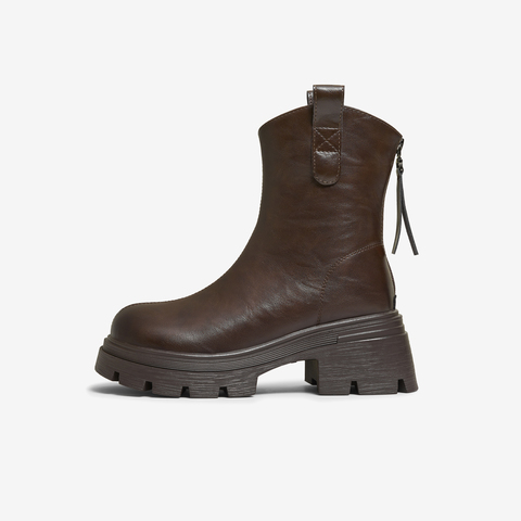 TATA/他她2025冬商场同款百搭时装靴女短靴新款CE401DZ5