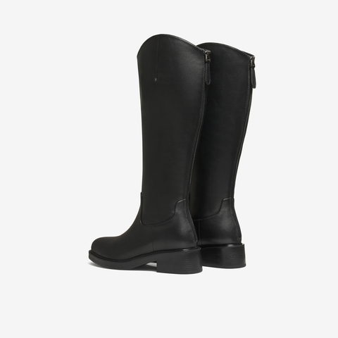 TATA/他她2025冬时尚休闲女靴百搭骑士靴新款6EH05DC5