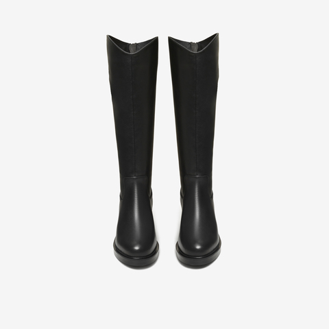 TATA/他她2025冬时尚休闲女靴百搭骑士靴新款6EH05DC5