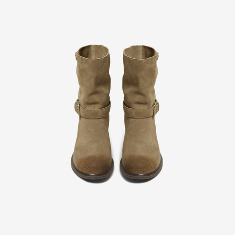 TATA/他她2025冬商场同款百搭时装靴女休闲靴新款CKL02DS5