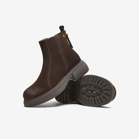 TATA/他她2025冬商场同款时尚切尔西靴女通勤显瘦新款CHZ01DD5