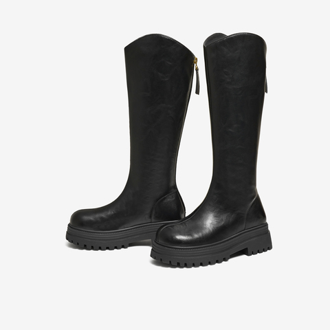 TATA/他她2025冬商场同款百搭女时尚长靴新款CE301DG5