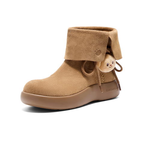 TATA/他她2025冬商场同款百搭时尚简约女雪地靴新款4RY01DD5