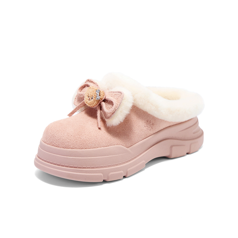 TATA/他她2025冬商场同款百搭时尚简约女雪地靴新款KRX02DH5