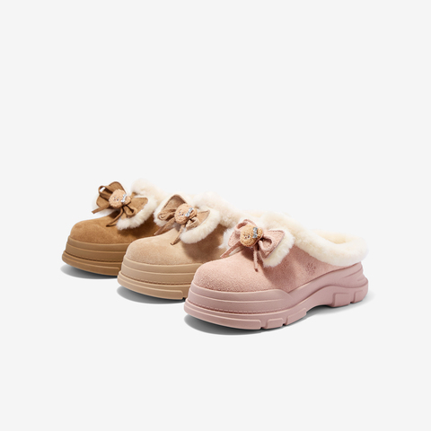 TATA/他她2025冬商场同款百搭时尚简约女雪地靴新款KRX02DH5