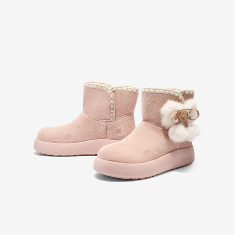 TATA/他她2025冬商场同款百搭时尚简约女雪地靴新款KXL03DD5