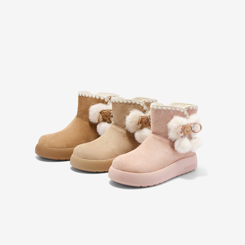 TATA/他她2025冬商场同款百搭时尚简约女雪地靴新款KXL03DD5