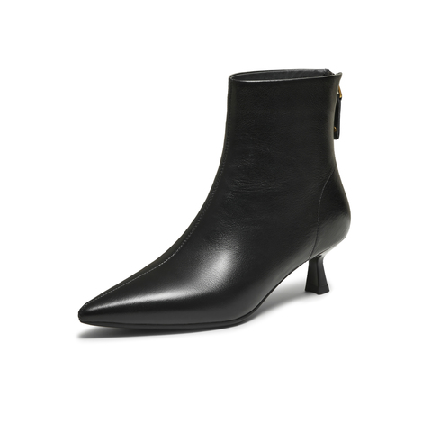 TATA/他她2025冬商场同款百搭女复古时尚短靴新款UWT01DD5