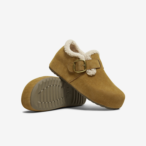 TATA/他她2025冬商场同款勃肯鞋女鞋时尚休闲棉拖鞋新款4XN03DM5