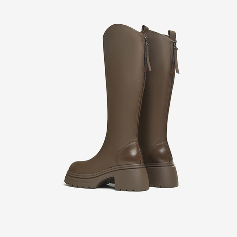 TATA/他她2025冬时尚休闲长靴CGG01DG5