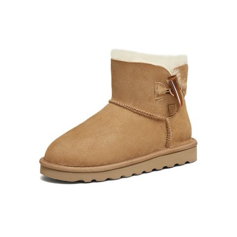 TATA/他她2025冬商场同款百搭时尚简约女雪地靴新款MXZ02DD5