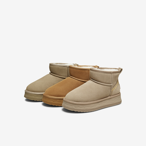 TATA/他她2025冬时尚百搭女休闲雪地靴新款CWX01DD5