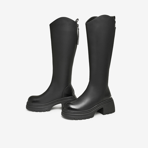 TATA/他她2025冬时尚休闲长靴CGG01DG5