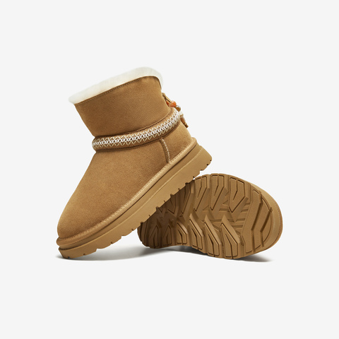 TATA/他她2025冬商场同款时尚百搭女休闲雪地靴新款CJB01DD5