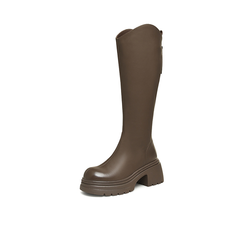 TATA/他她2025冬时尚休闲长靴CGG01DG5