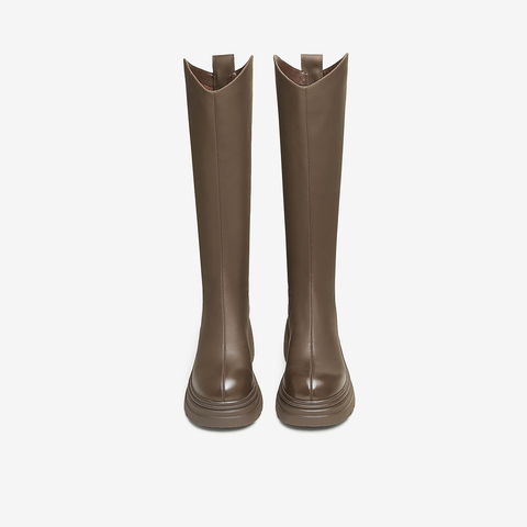 TATA/他她2025冬时尚休闲长靴CGG01DG5