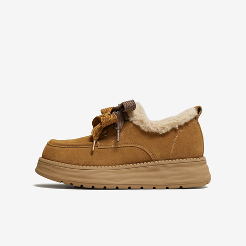 TATA/他她2025冬时尚休闲毛毛单鞋女新款CYY02DM5