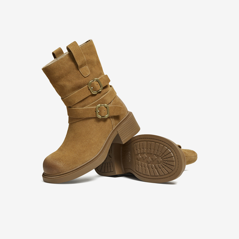 TATA/他她2025冬商场同款百搭时装靴女休闲靴新款CKK01DZ5