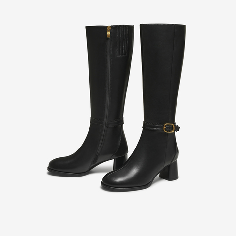 TATA/他她2025冬商场同款百搭休闲时尚长靴新款UWS01DG5