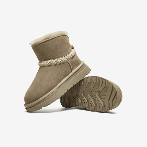 TATA/他她2025冬商场同款时尚百搭女休闲雪地靴新款CJB01DD5