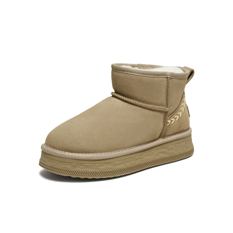 TATA/他她2025冬时尚百搭女休闲雪地靴新款CWX01DD5