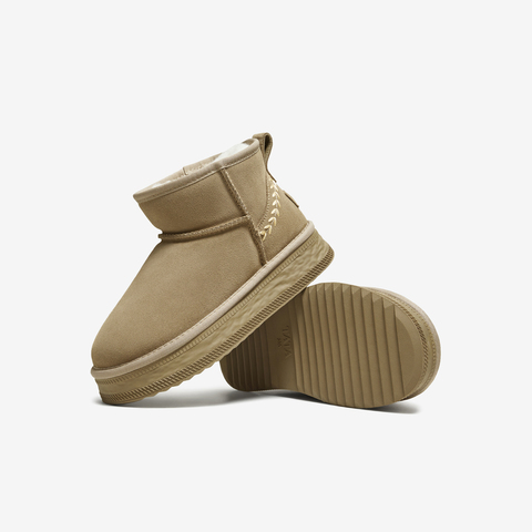 TATA/他她2025冬时尚百搭女休闲雪地靴新款CWX01DD5