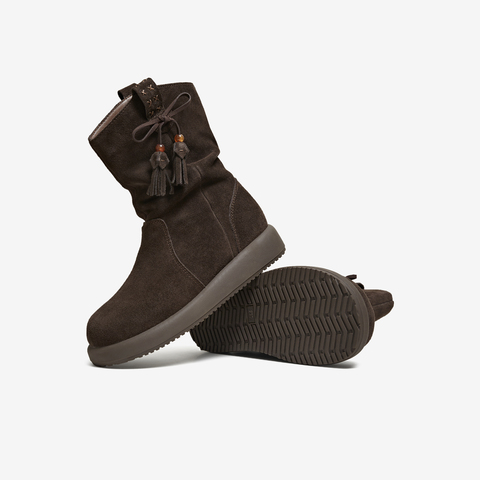 TATA/他她2025冬时尚百搭女休闲靴新款CHD01DZ5