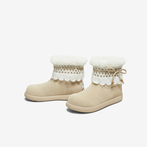 TATA/他她2025冬商场同款时尚百搭女休闲靴新款KXL02DZ5