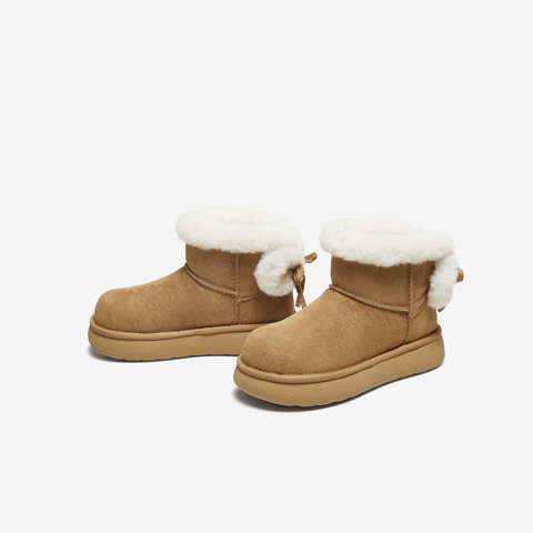 TATA/他她2025冬商场同款时尚百搭女休闲雪地靴新款CUC01DD5