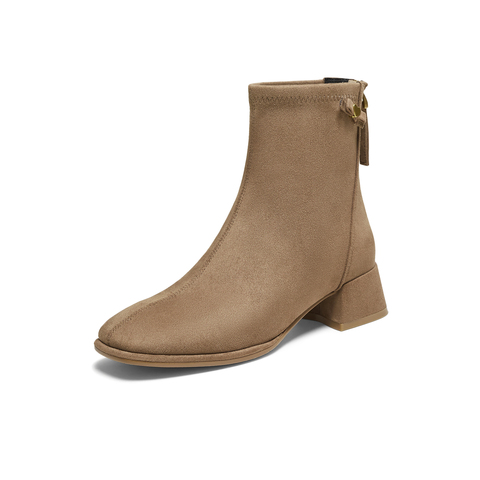 TATA/他她2025冬休闲百搭女时尚短靴新款WYX03DD5