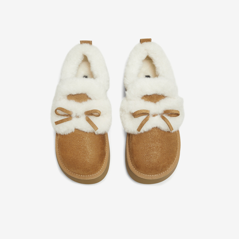 TATA/他她2025冬商场同款时尚百搭女休闲雪地靴新款CUB01DM5