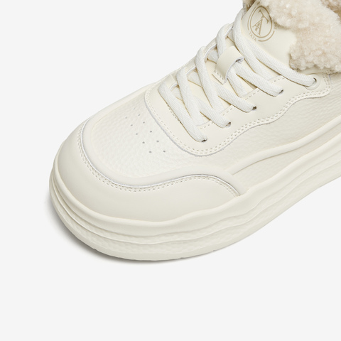 TATA/他她2025冬商场同款运动时尚休闲厚底女板鞋新款CKR01DM5