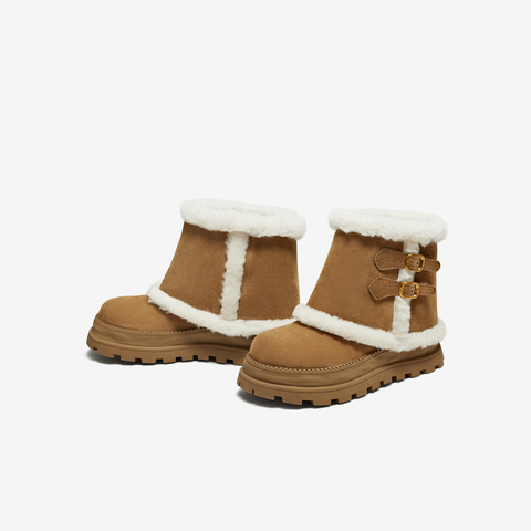 TATA/他她2025冬商场同款时尚百搭女雪地靴新款CHG01DD5