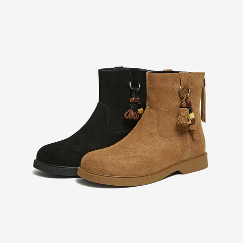 TATA/他她2025冬商场同款时尚百搭女休闲靴新款JYB01DD5