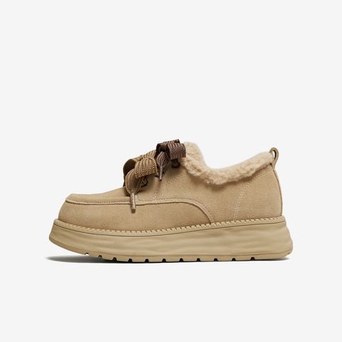 TATA/他她2025冬时尚休闲毛毛单鞋女新款CYY02DM5