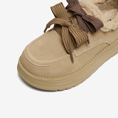 TATA/他她2025冬时尚休闲毛毛单鞋女新款CYY02DM5