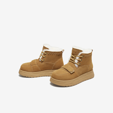 TATA/他她2025冬商场同款女时尚休闲雪地靴新款CYY06DD5