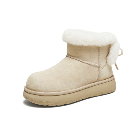 TATA/他她2025冬商场同款时尚百搭女休闲雪地靴新款CUC01DD5