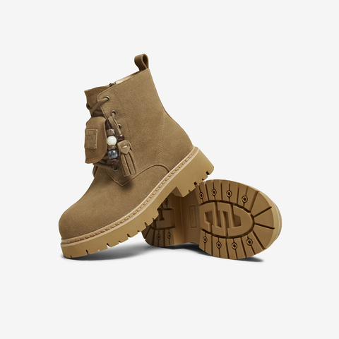 TATA/他她2025冬商场同款百搭时尚女马丁靴新款YXB01DD5