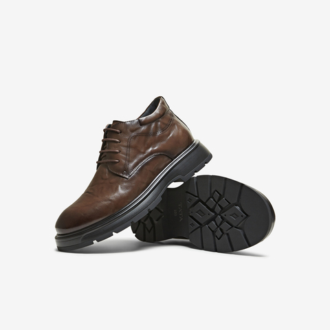 TATA/他她2025冬商场同款纯色舒适百搭休闲皮鞋男新款QHE01DD5