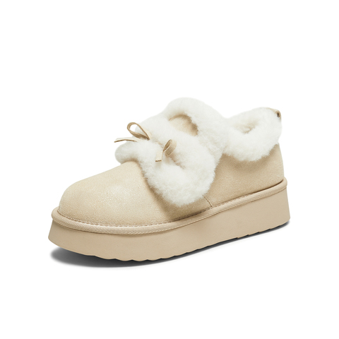 TATA/他她2025冬商场同款时尚百搭女休闲雪地靴新款CUB01DM5