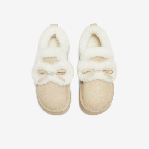 TATA/他她2025冬商场同款时尚百搭女休闲雪地靴新款CUB01DM5