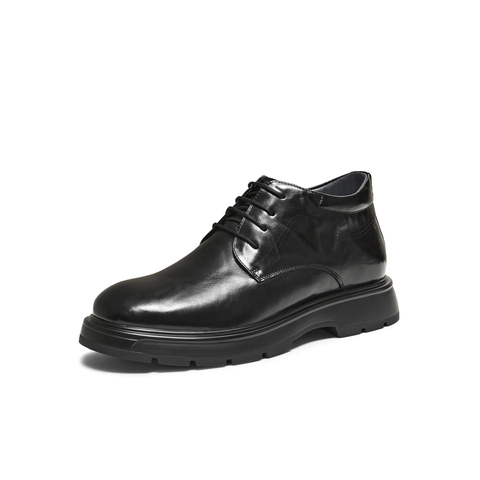 TATA/他她2025冬商场同款纯色舒适百搭休闲皮鞋男新款QHE01DD5