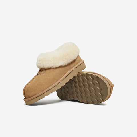 TATA/他她2025冬商场同款休闲保暖毛毛鞋女新款MXZ01DM5
