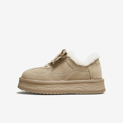 TATA/他她2025冬舒适德训鞋女百搭保暖休闲运动鞋新款CWZ01DM5