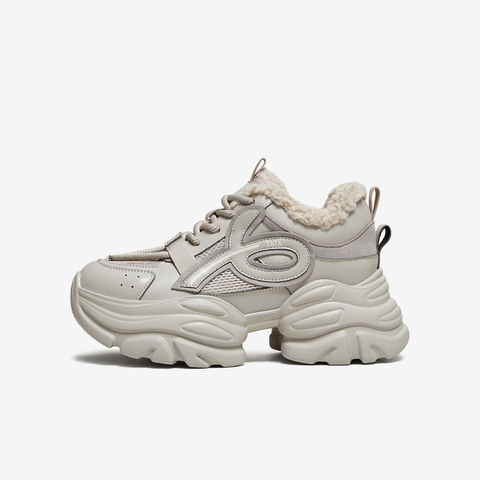 TATA/他她2025冬百搭时尚简约女老爹鞋新款CY210DM5