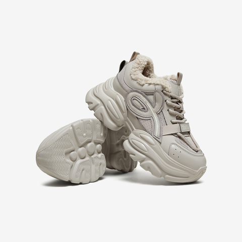 TATA/他她2025冬百搭时尚简约女老爹鞋新款CY210DM5