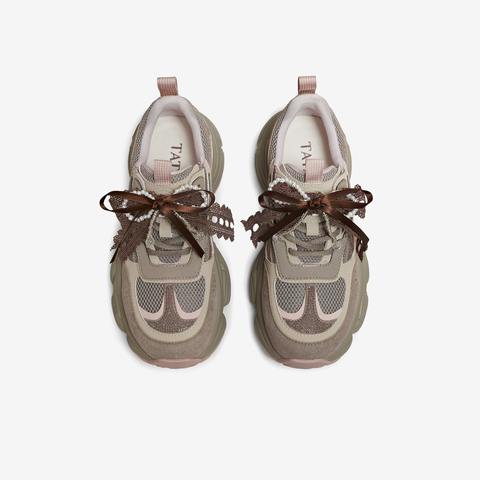 TATA/他她2025秋商场同款时尚休闲百搭女老爹鞋新款5XU03CM5