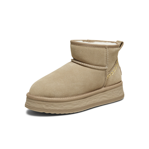 TATA/他她2025冬时尚百搭女休闲雪地靴新款CWX01DD5